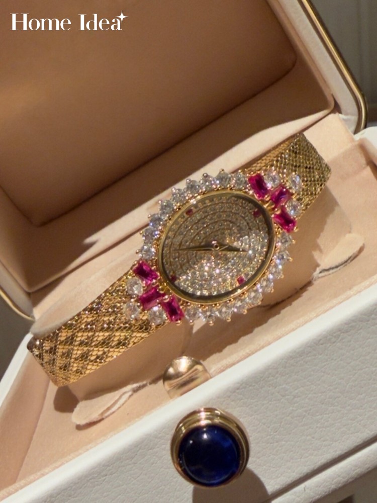Home Or Office Use - Vintage Ladies Oval Shape Quartz Watch