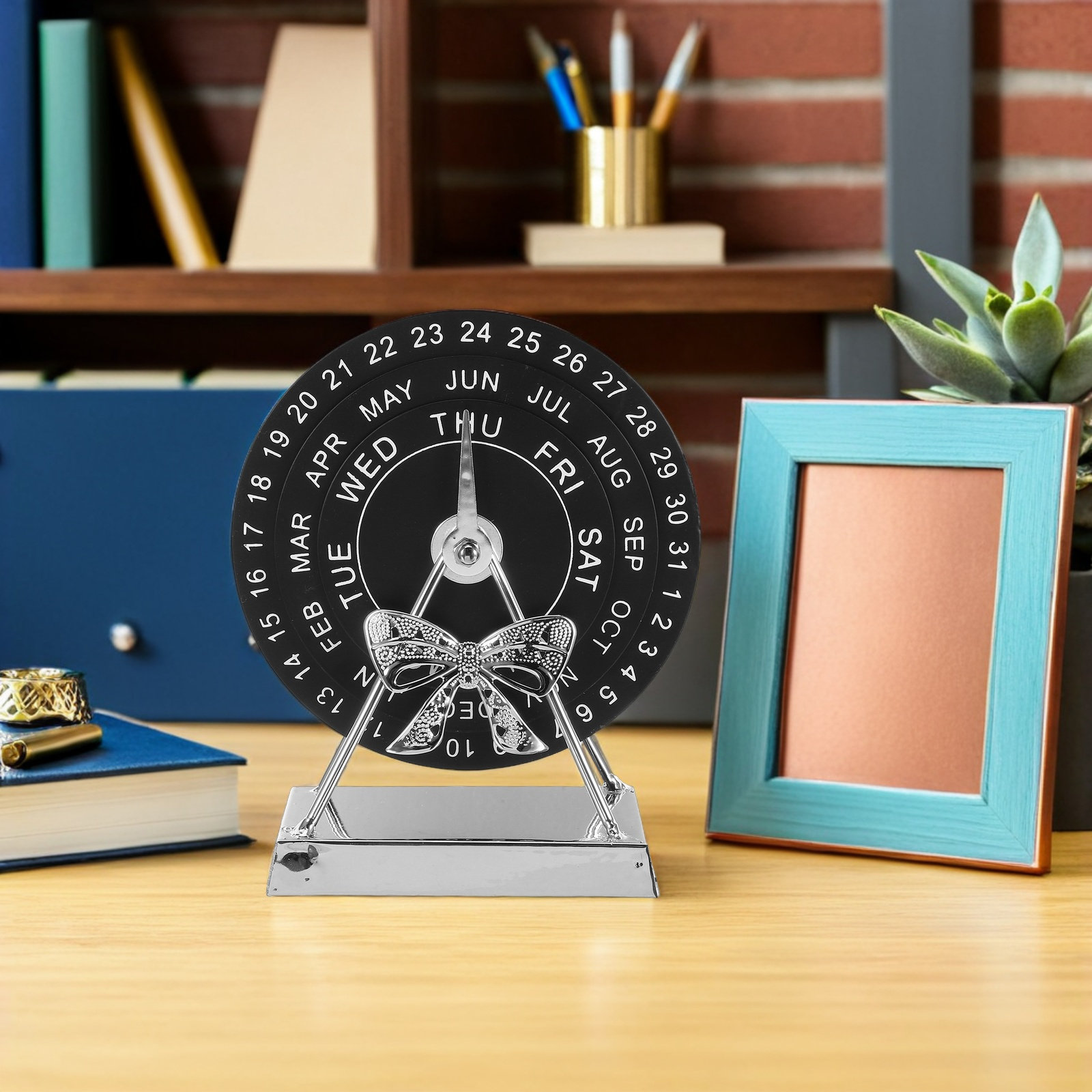 Metal Perpetual Desk Calendar  - Home Office Updates review and price