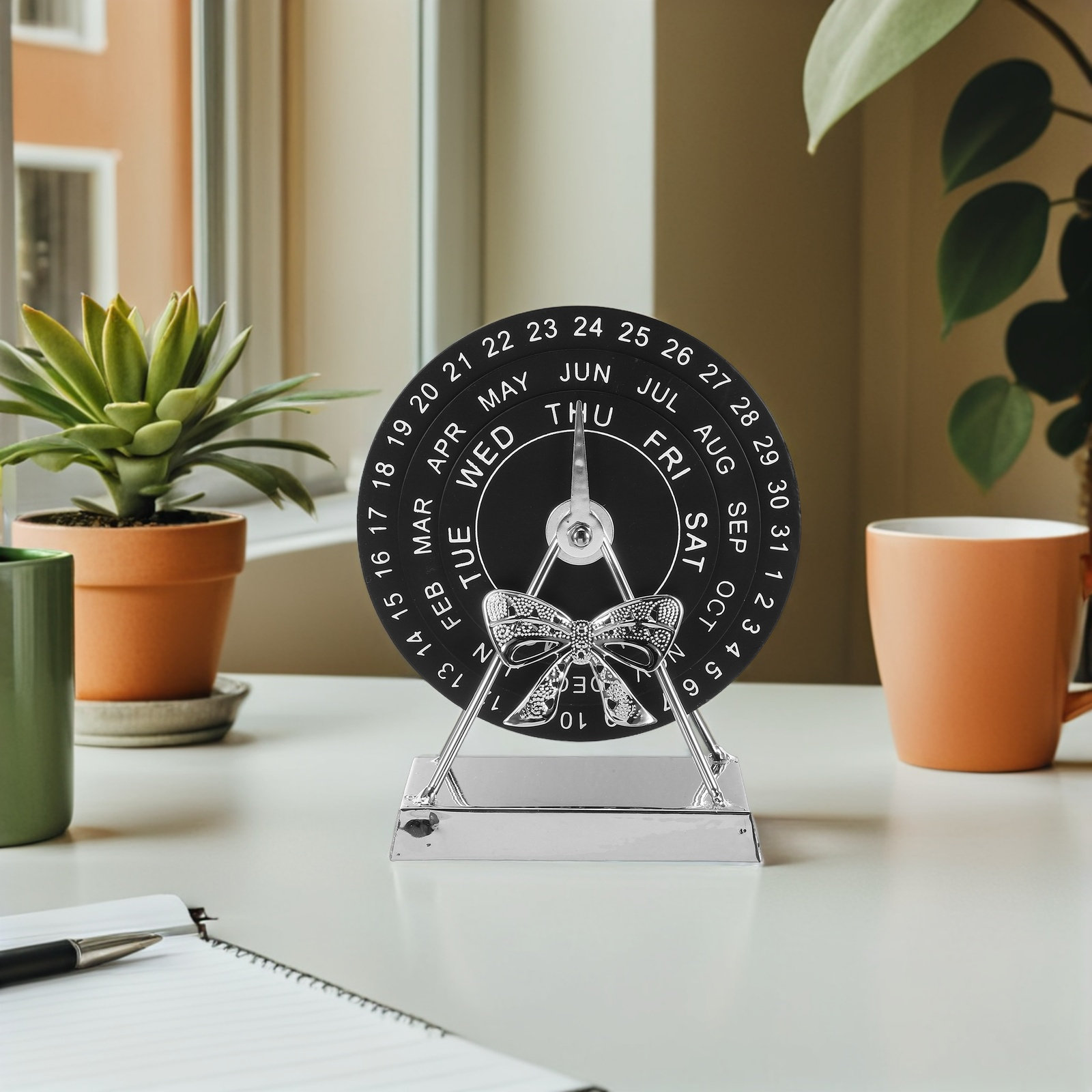 Metal Perpetual Desk Calendar  - Home Office Updates review and price