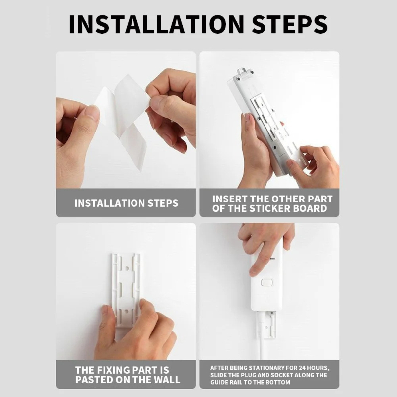 Self-Adhesive Power Socket Str - Home Office Kitchen review and price