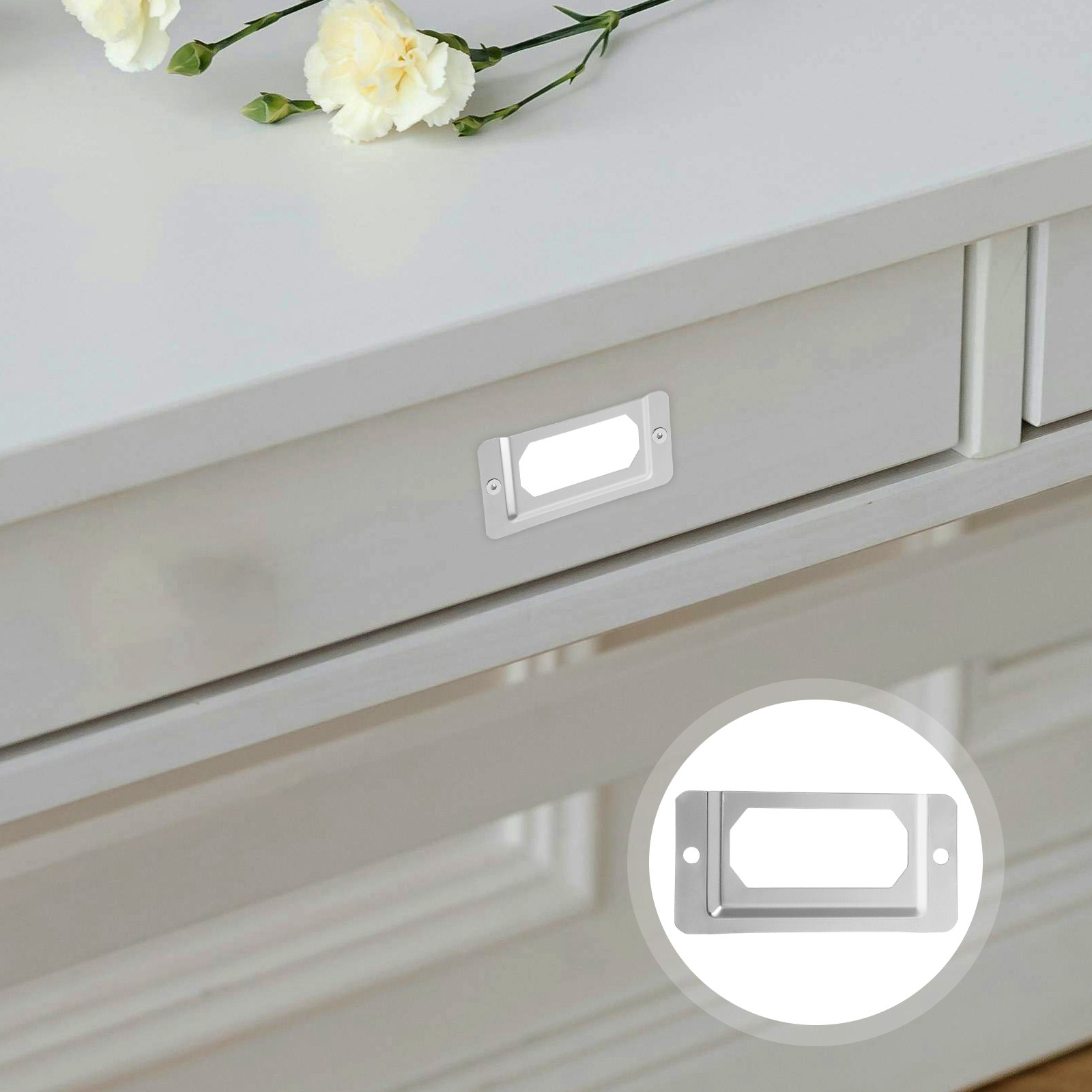 50Pcs Cabinet Drawer Label Hol - Home Office And Library review and price