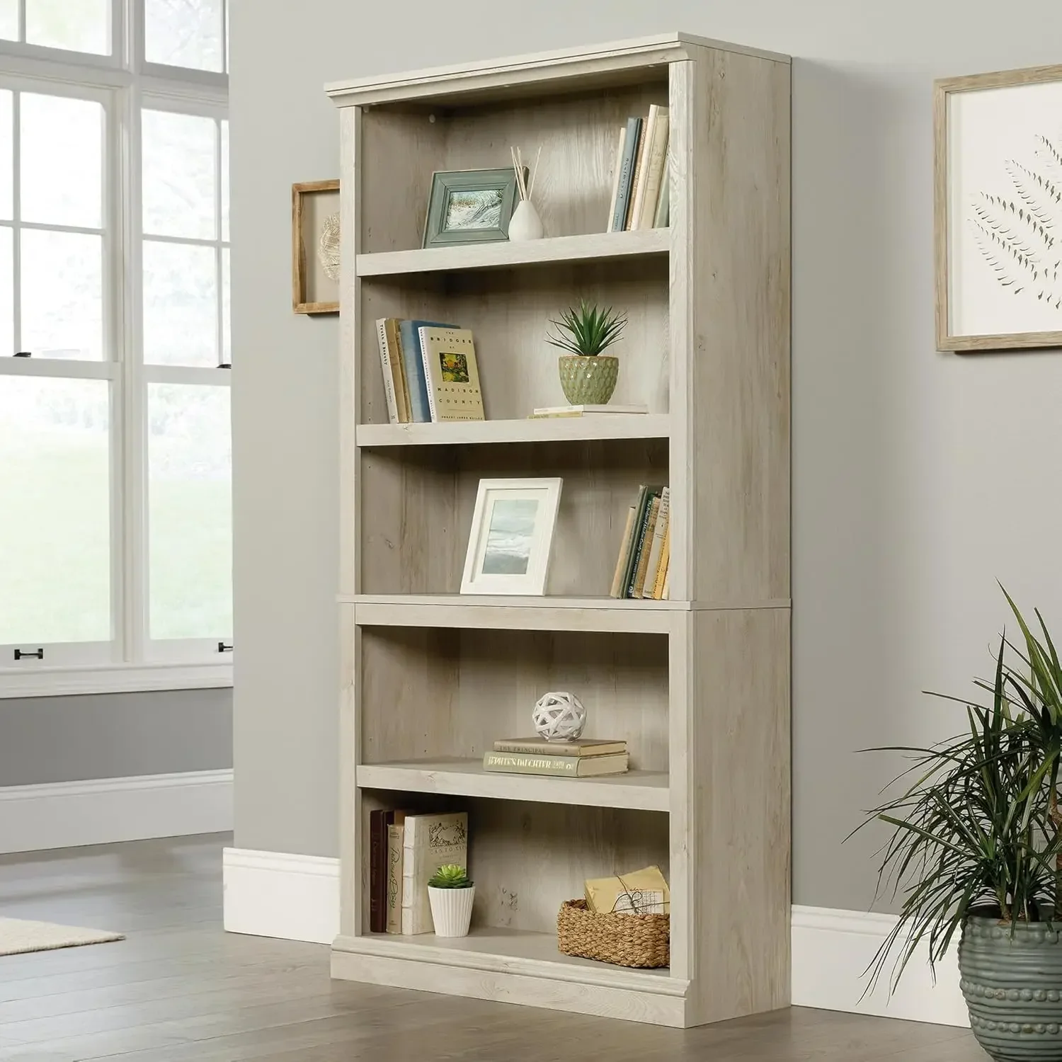 5 Tier Book Shelf Wooden Bookc - Home Office And Library review and price