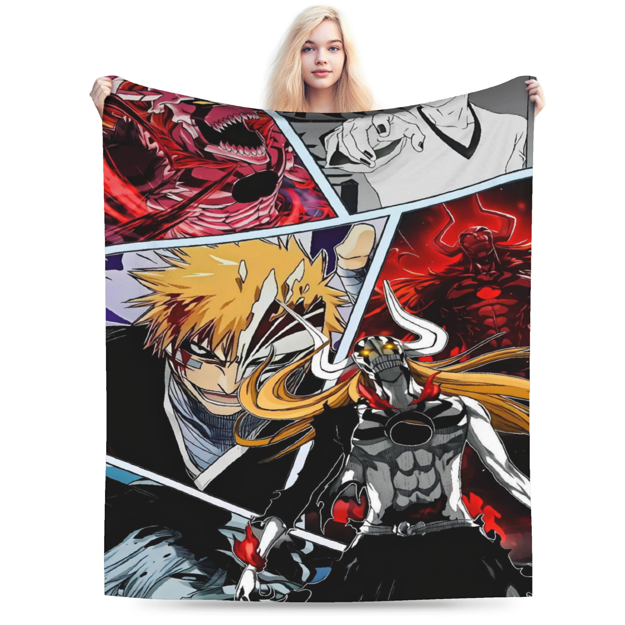 Ichigo Zanpakuto Slash Flannel - Home Office Bleaching review and price