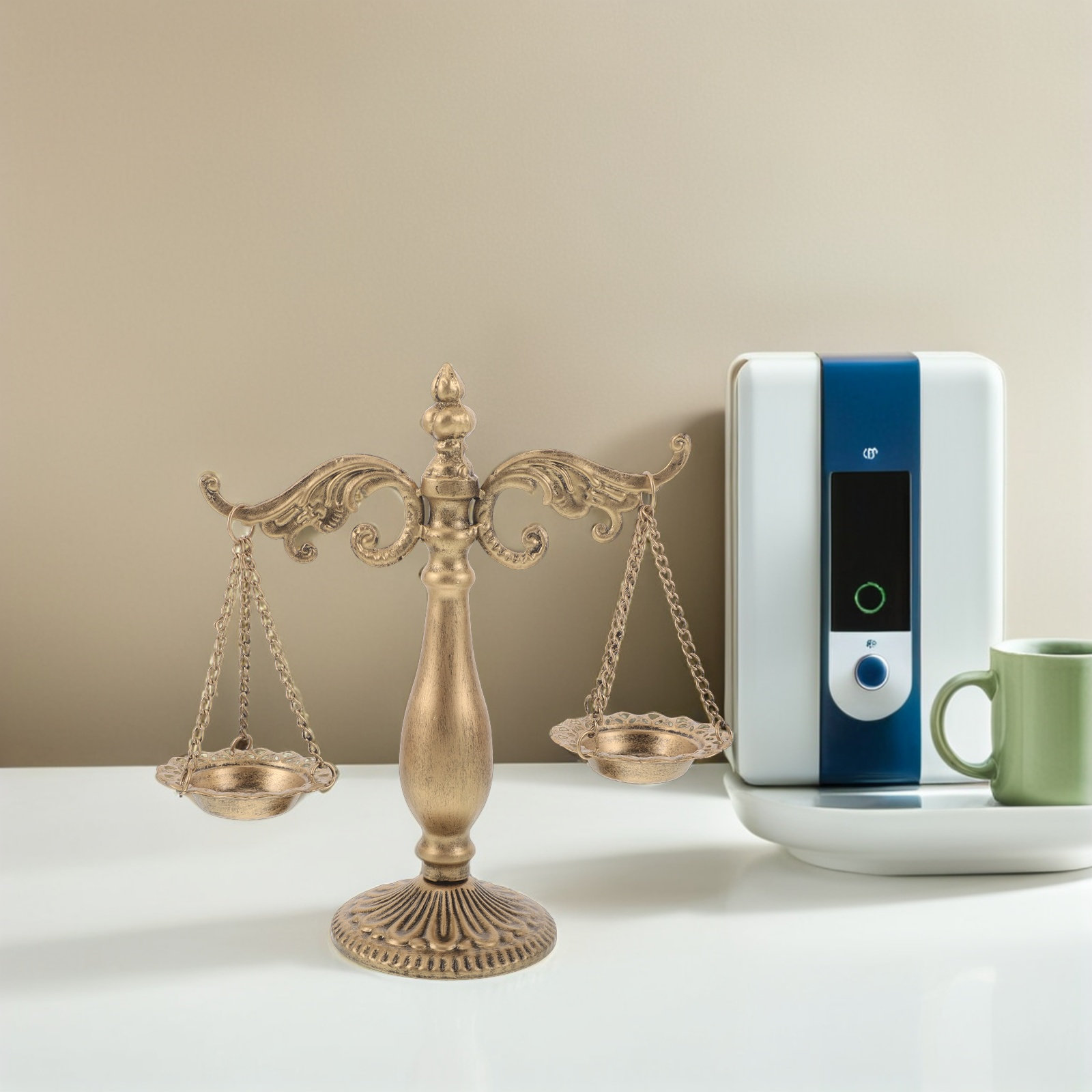 Vintage Metal Libra Balance Sc - Home Office And Library review and price