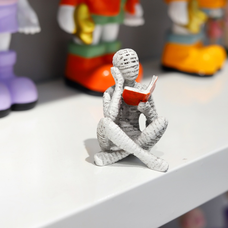 1Pc, Reading Paper Pulp Woman  - Home Office Bookshelves review and price