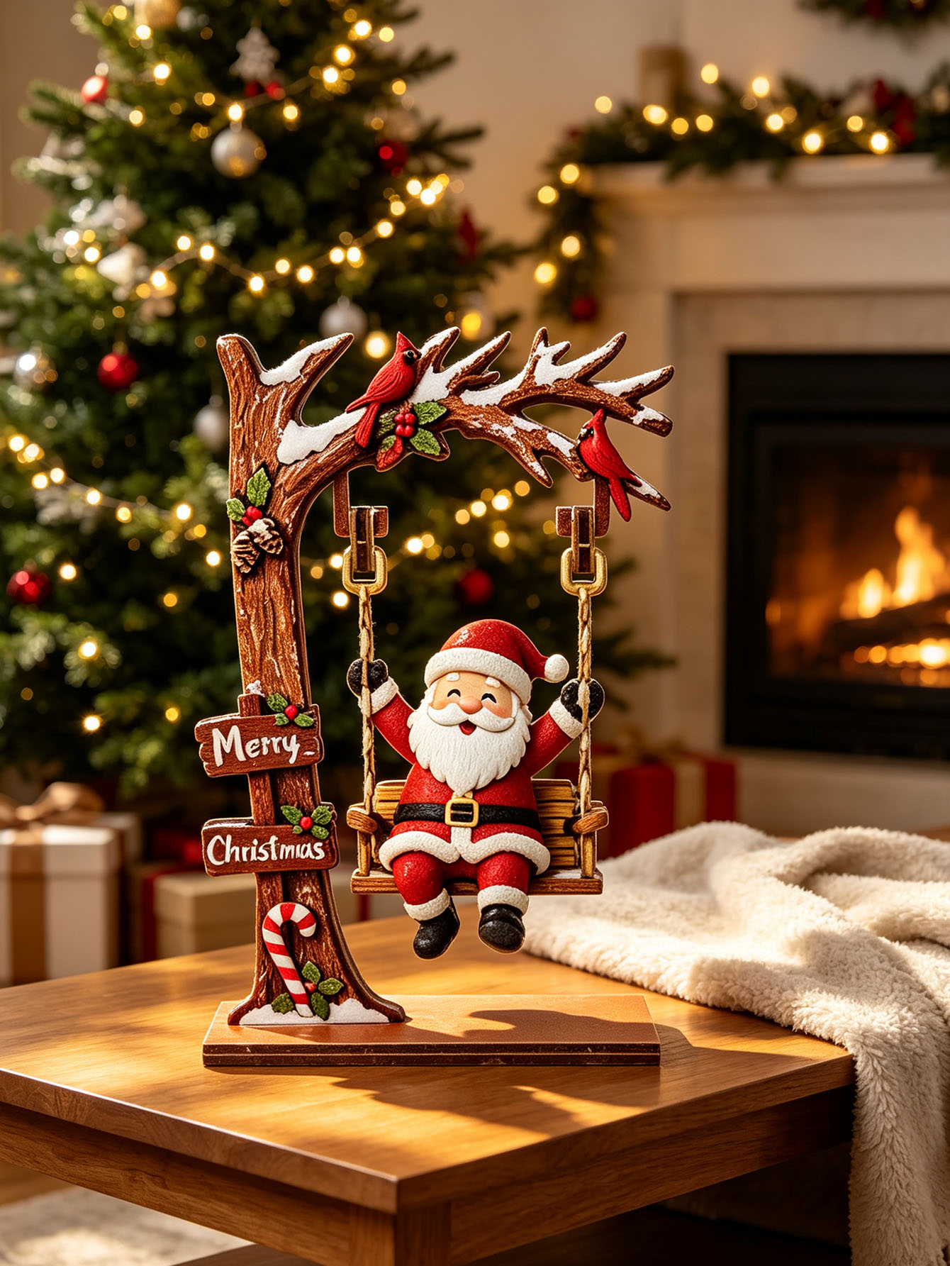 Wooden Christmas Decoration Or - Home Office Bookshelves review and price