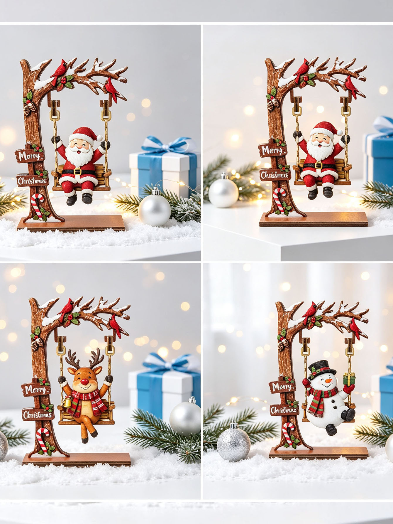Wooden Christmas Decoration Or - Home Office Bookshelves review and price