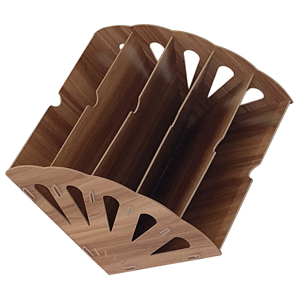1Pcs Wooden Bookshelf Fan-Shap - Home Office And Library review and price
