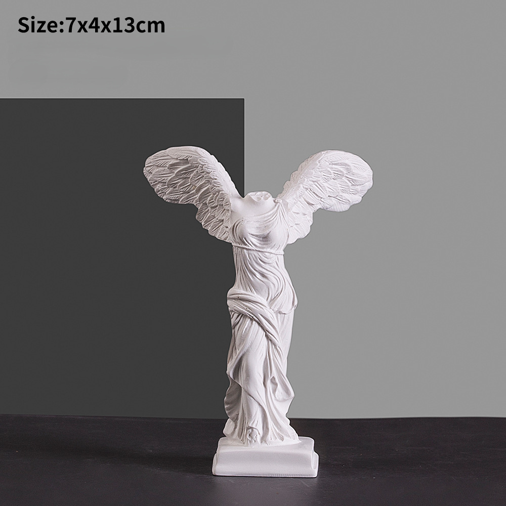 Greek Victory Goddess Statue w - Home Office Bookshelves review and price