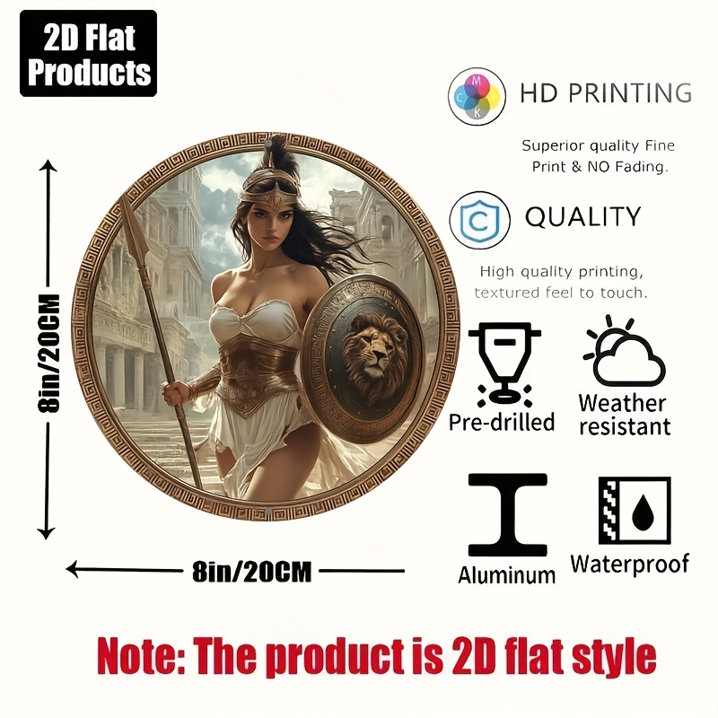 Vintage Greek Warrior Round Al - Home Office Kitchen review and price