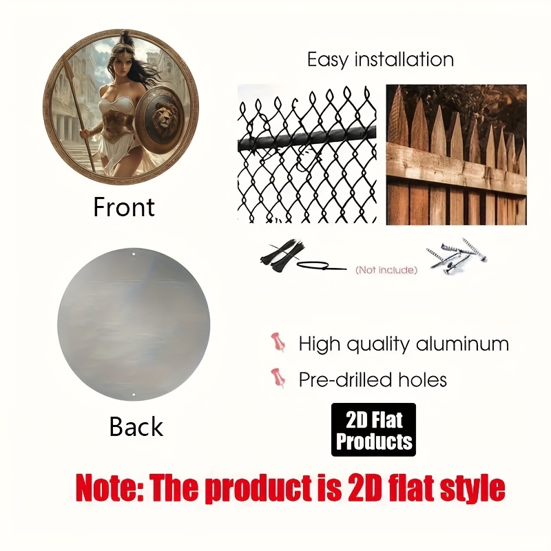Vintage Greek Warrior Round Al - Home Office Kitchen review and price