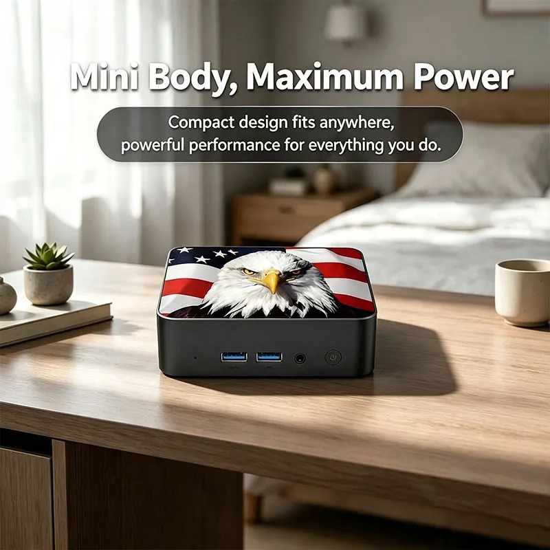 New 2026 USA Canada Flag Mini  - Home Office Laptop review and price