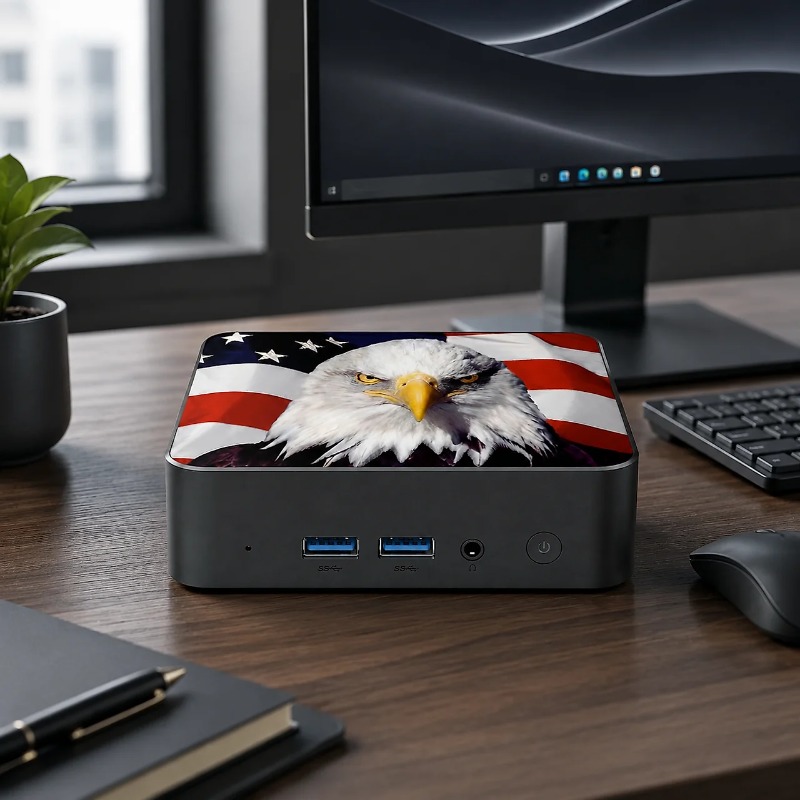 New 2026 USA Canada Flag Mini  - Home Office Laptop review and price