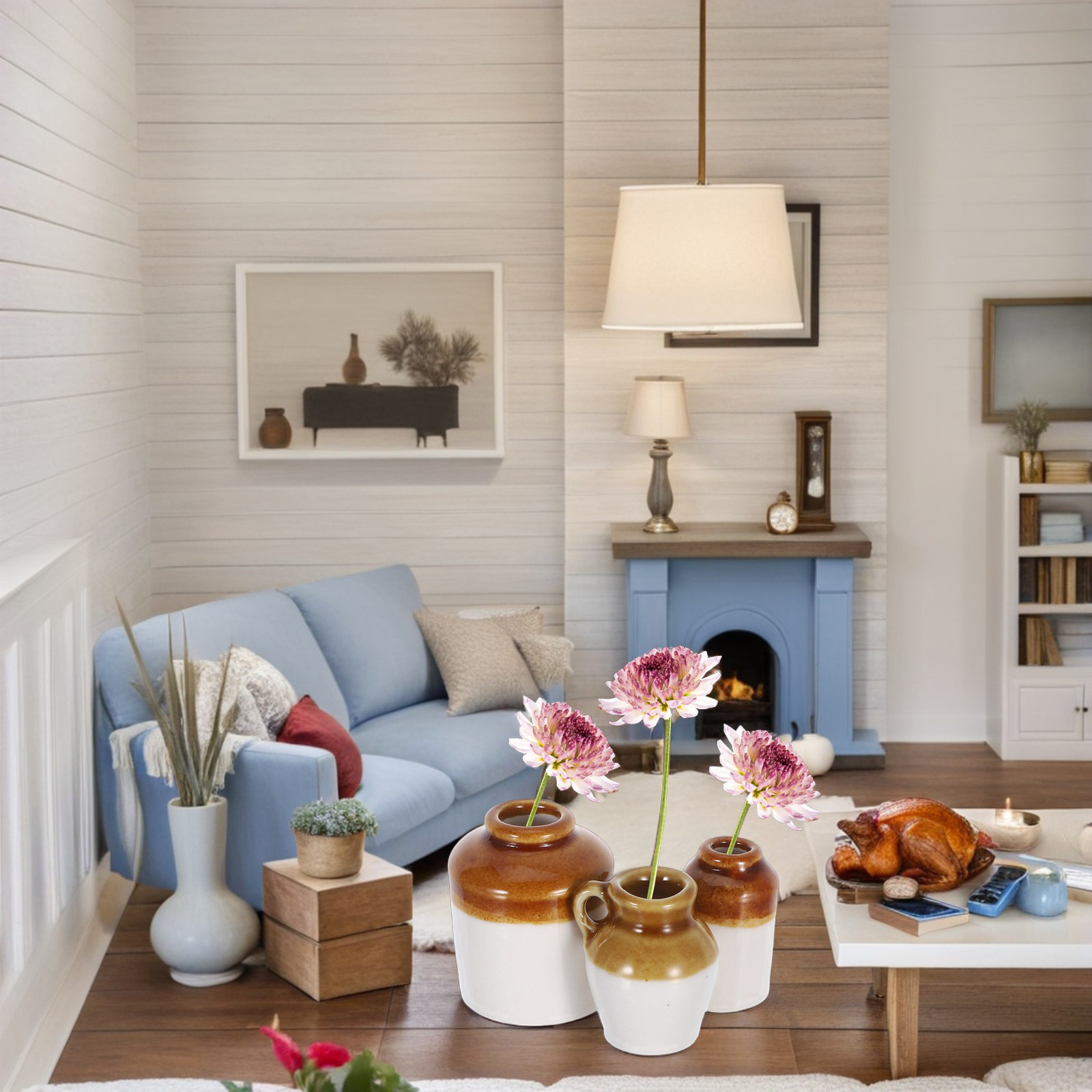 3Pcs Tiny Ceramic Flower Pots  - Home Office Design review and price