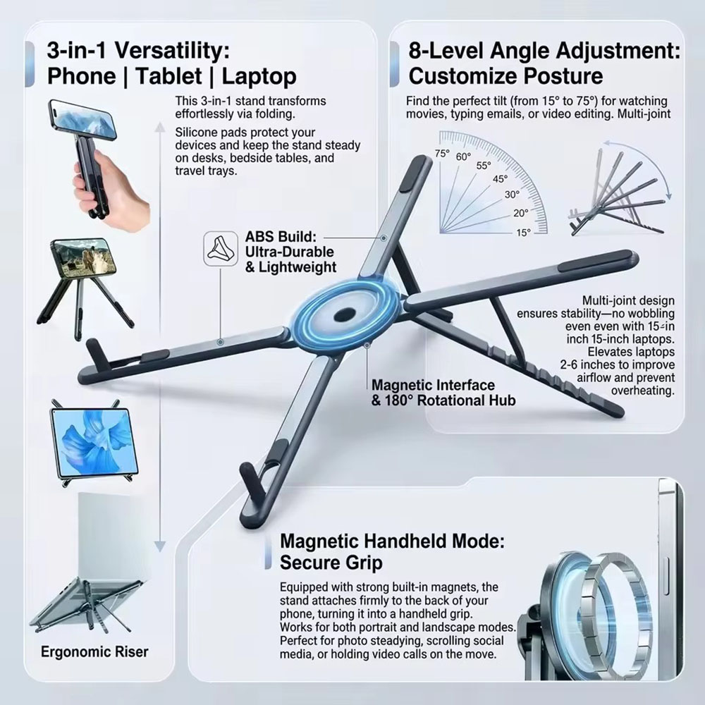 Portable Magnetic Phone Holder - Home Office Laptop review and price