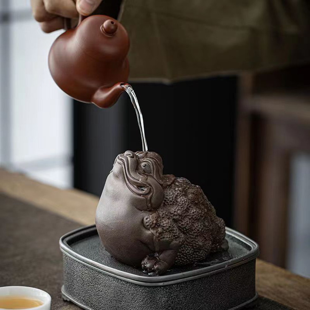Purple Clay Tea Pet Lucky Gold - Home Or Office Use review and price