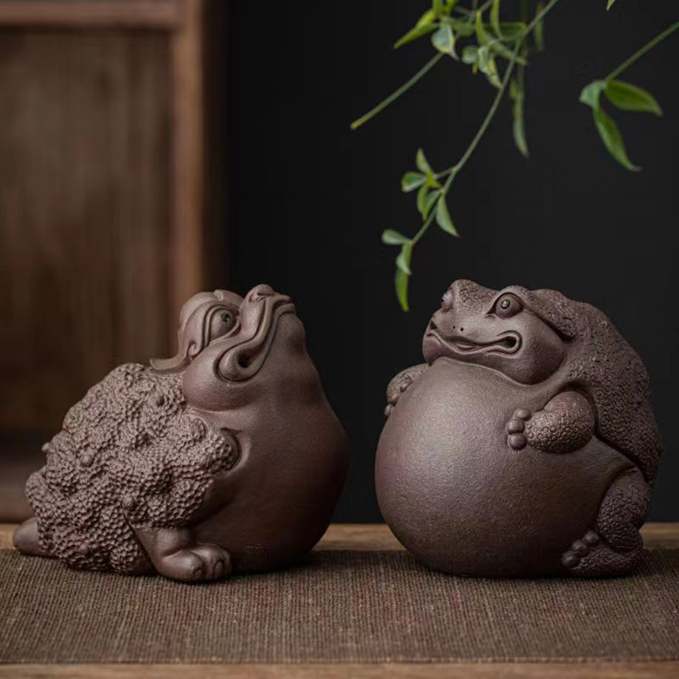 Purple Clay Tea Pet Lucky Gold - Home Or Office Use review and price