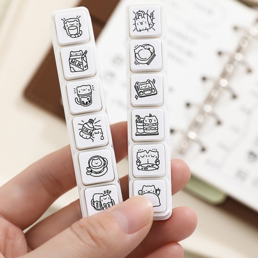 6pcs Cute Design Cat Emotion S - Whiteboard Magnetic review and price