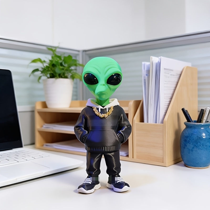 1 Piece Green Alien Figure wit - Home Office Bookshelves review and price