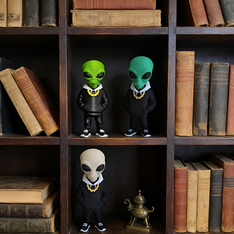 1 Piece Green Alien Figure wit - Home Office Bookshelves review and price