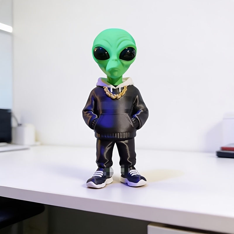 1 Piece Green Alien Figure wit - Home Office Bookshelves review and price