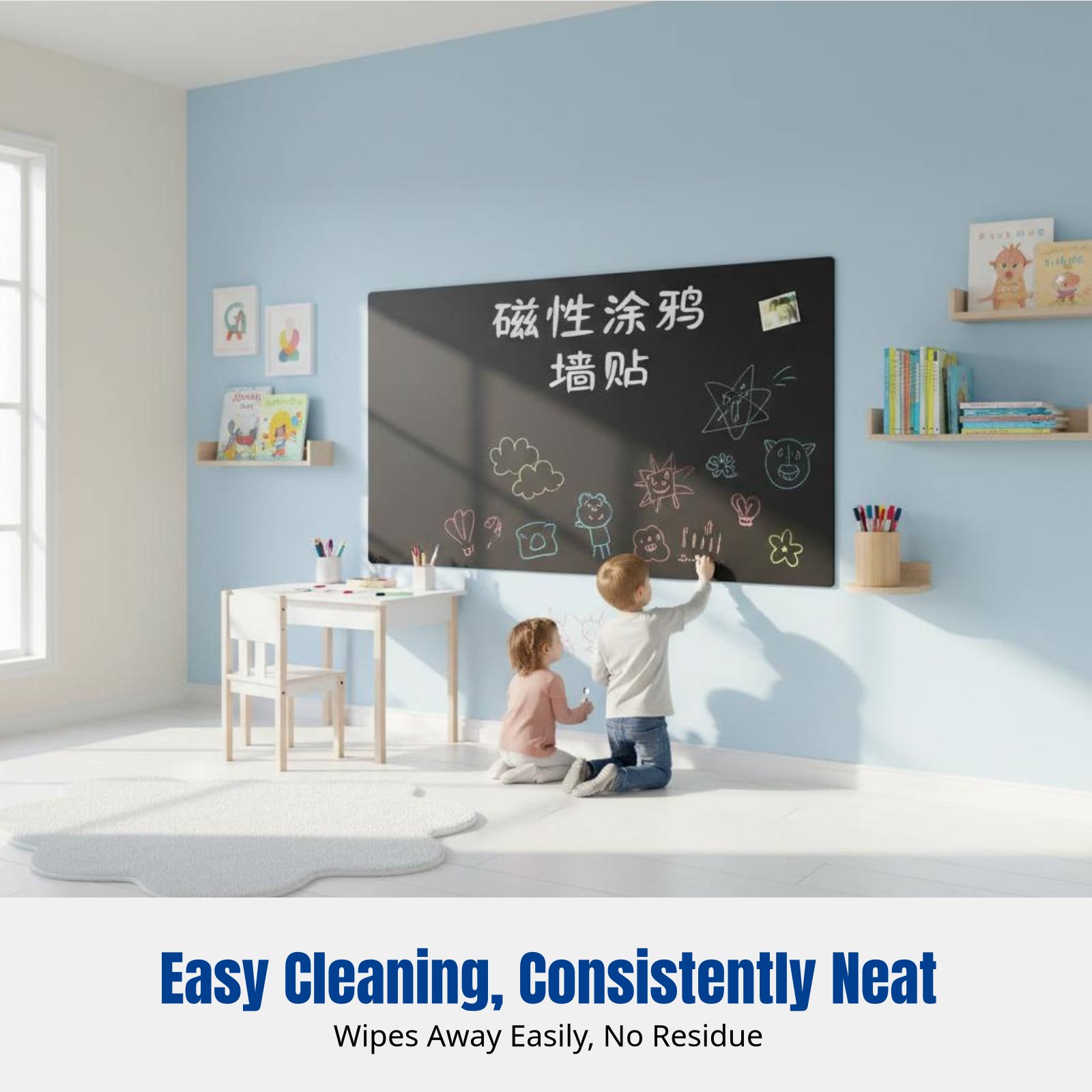Whiteboard Wall Sticker for Ki - Whiteboard Magnetic review and price